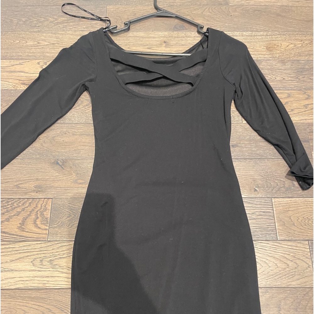 Black Cotton Dress